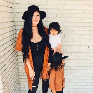 FRINGE LACE KIMONO